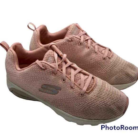 Skechers Skech Air Extreme Sneakers Shoes Sz 11 Rose Pink Athletic Memory Foam - Picture 2 of 8